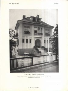 Strassenfassade-Villa-Bienenfeld-Der-Architekt-XIX-1913